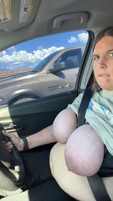 tied tits on public display