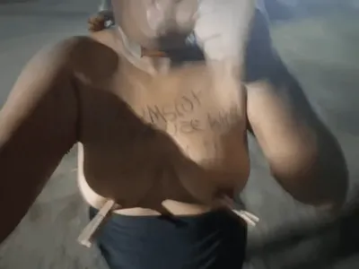 Exposed slut