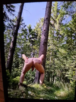 Naked exposed slave