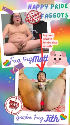 Happy Pride to fags, sissies and all