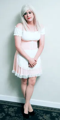 Pink sissy Maid Michele