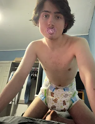 Nappy loving, dummy sucking gay boy!