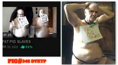 PIG#346  DYKTP // GAY FAT PIG / LOOSER