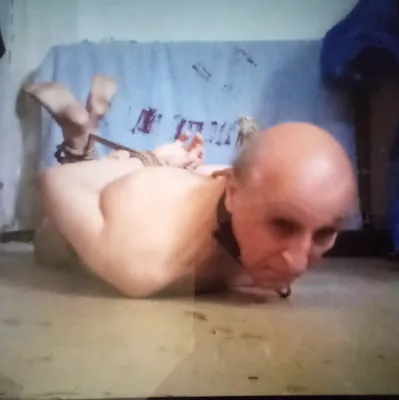 Hogtied prisoner