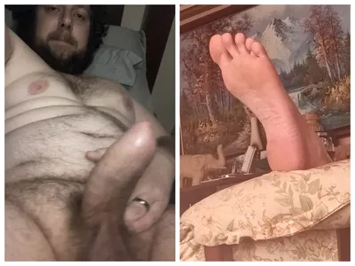 Jerking to my wife's foot