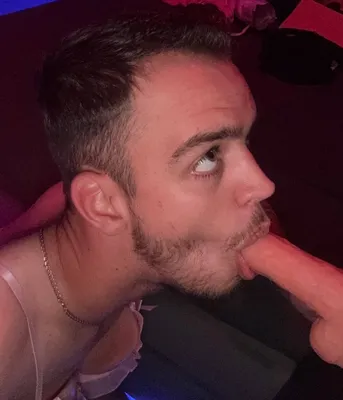 Faggot loves cock
