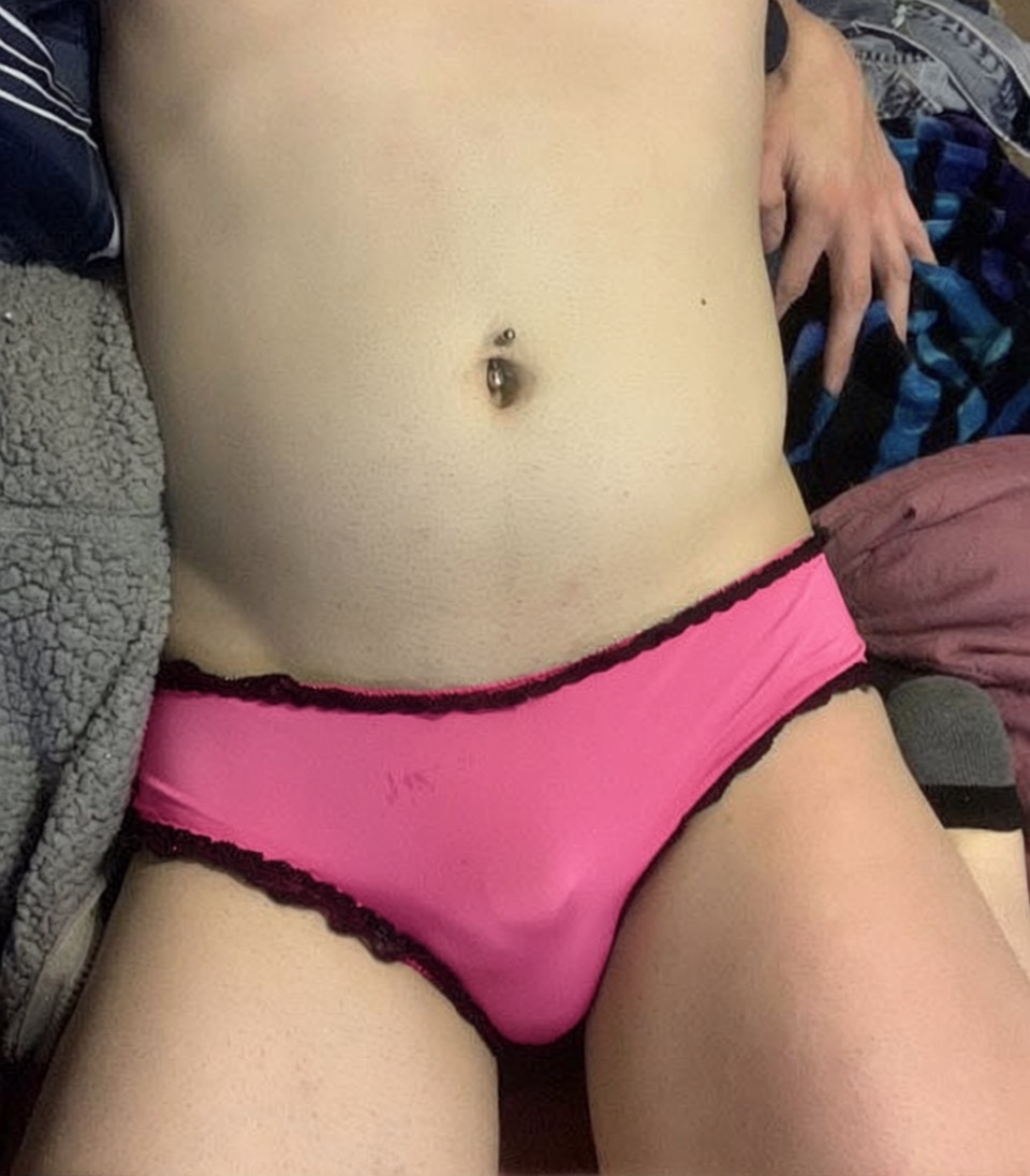 Sissy pink panties