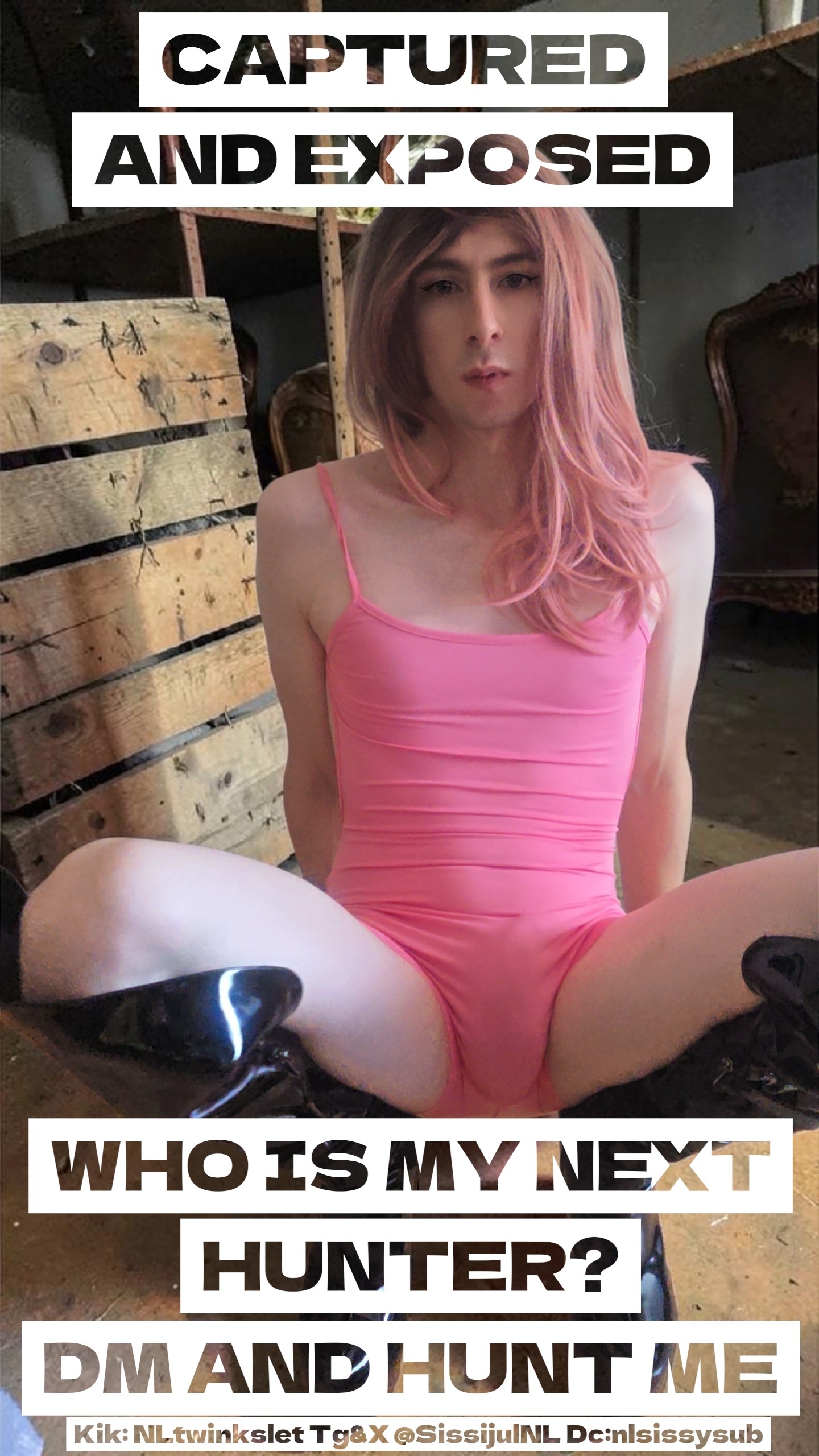Dutch sissy Julia, hunted,captured, exposed