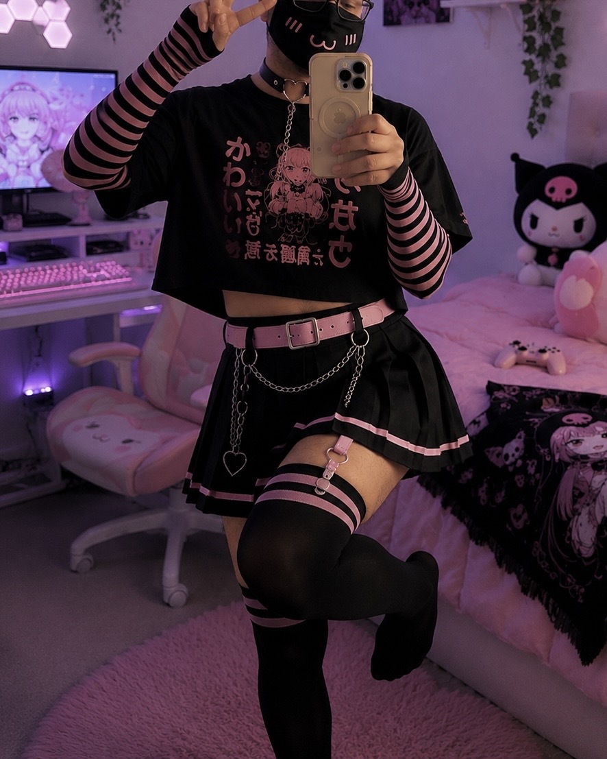 Posing in bedroom