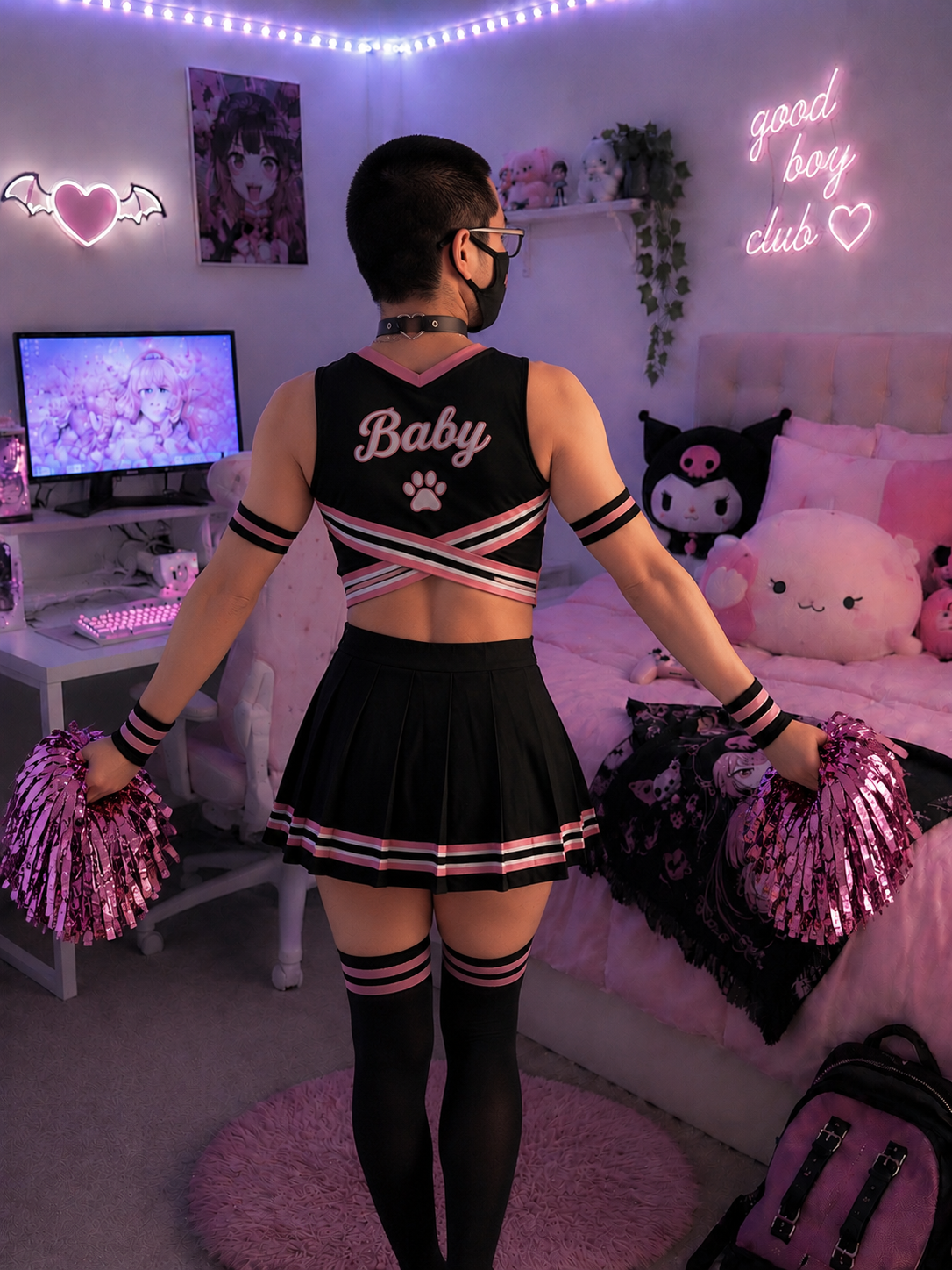 Backside view
