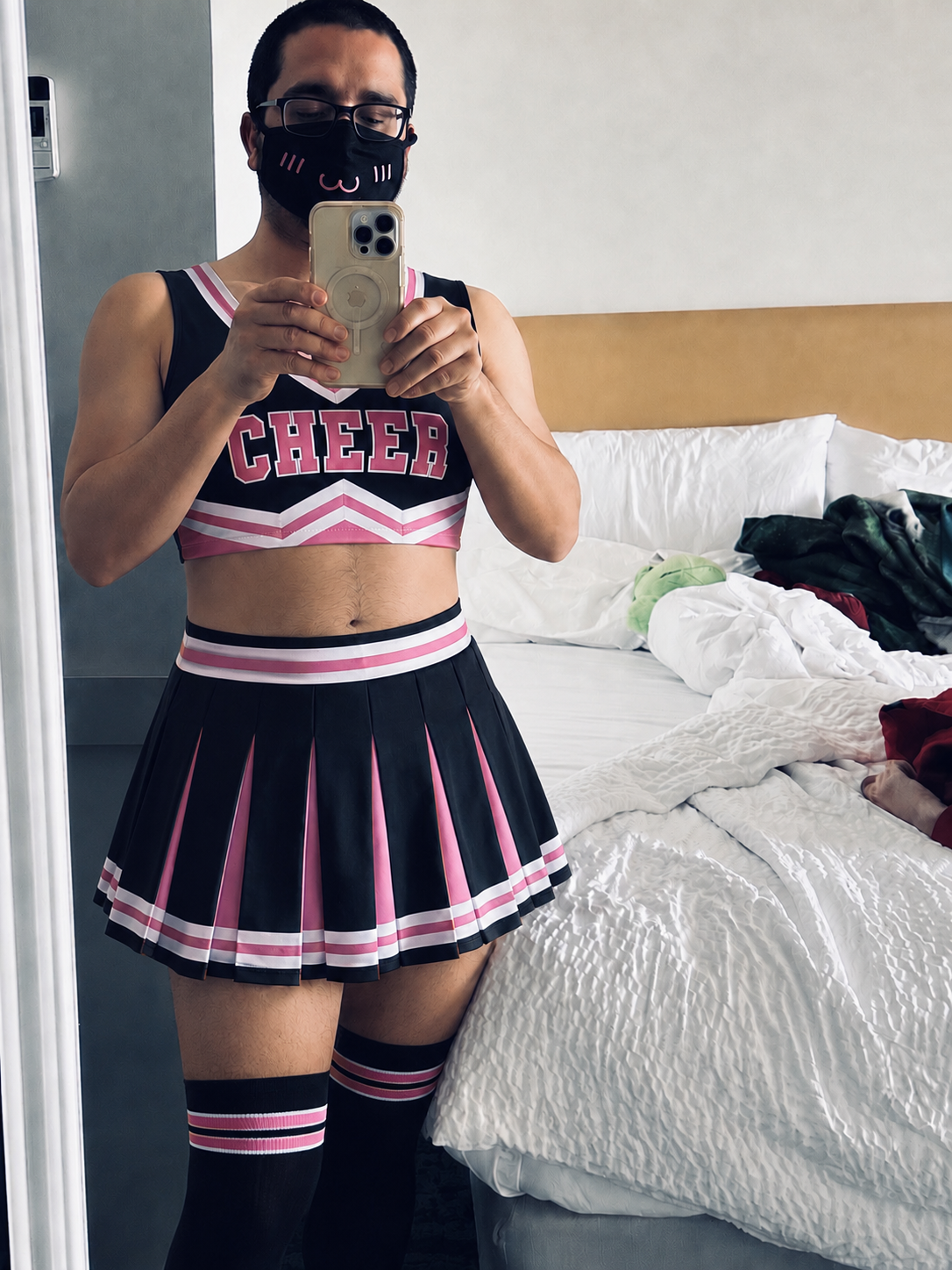 Sissy cheerleader