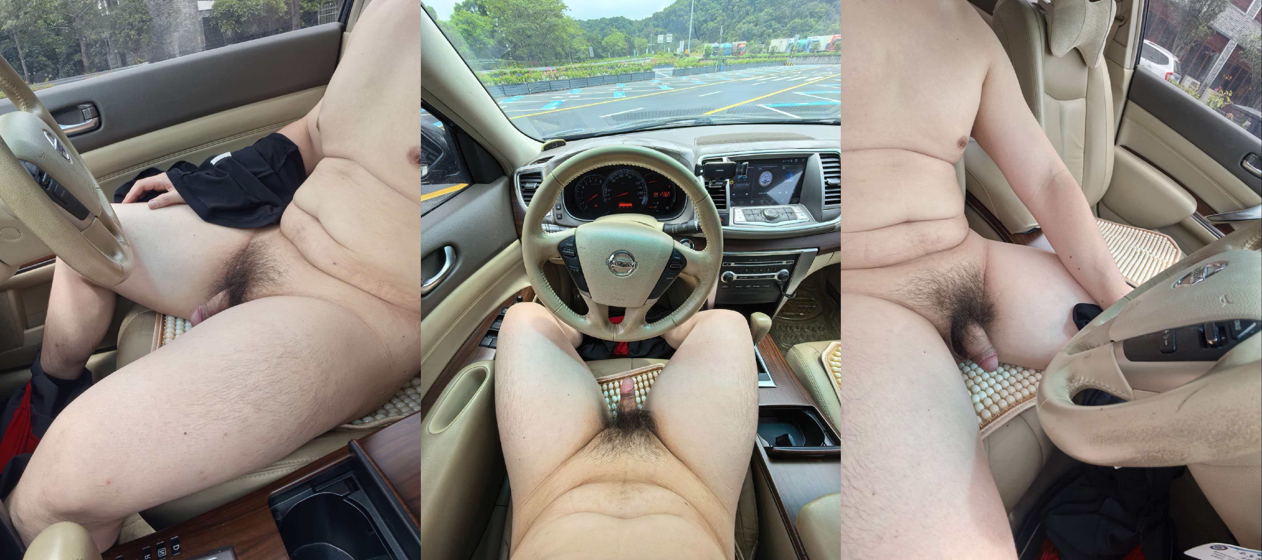 parking lot naked