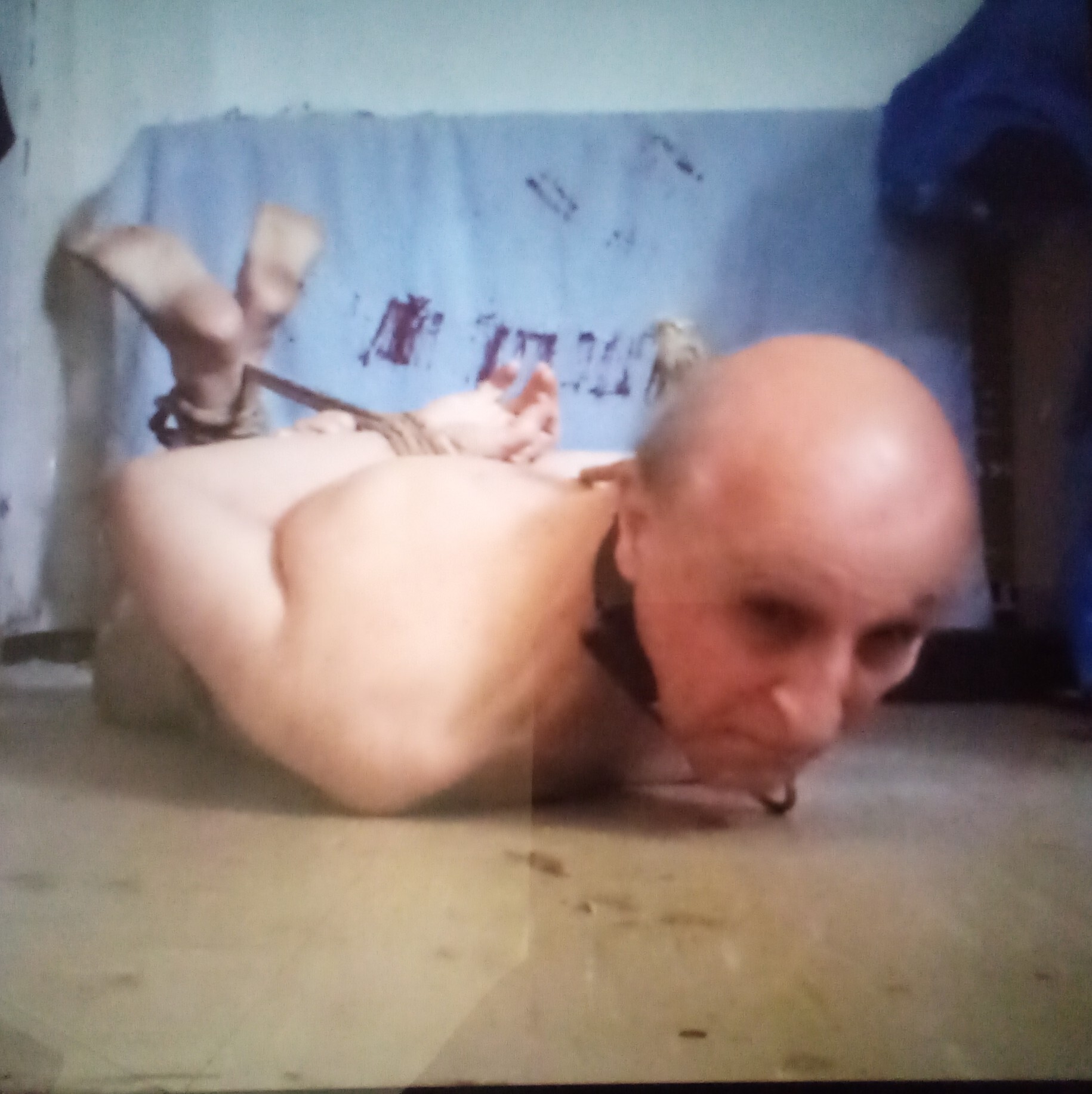 Hogtied prisoner