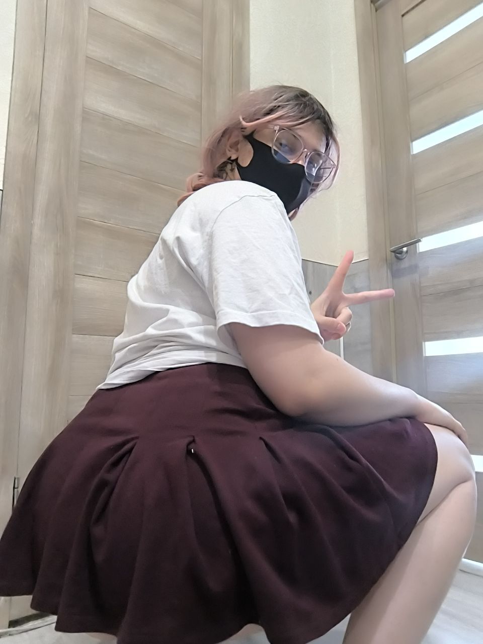 exposed sissy xrosedevil with contacts 1