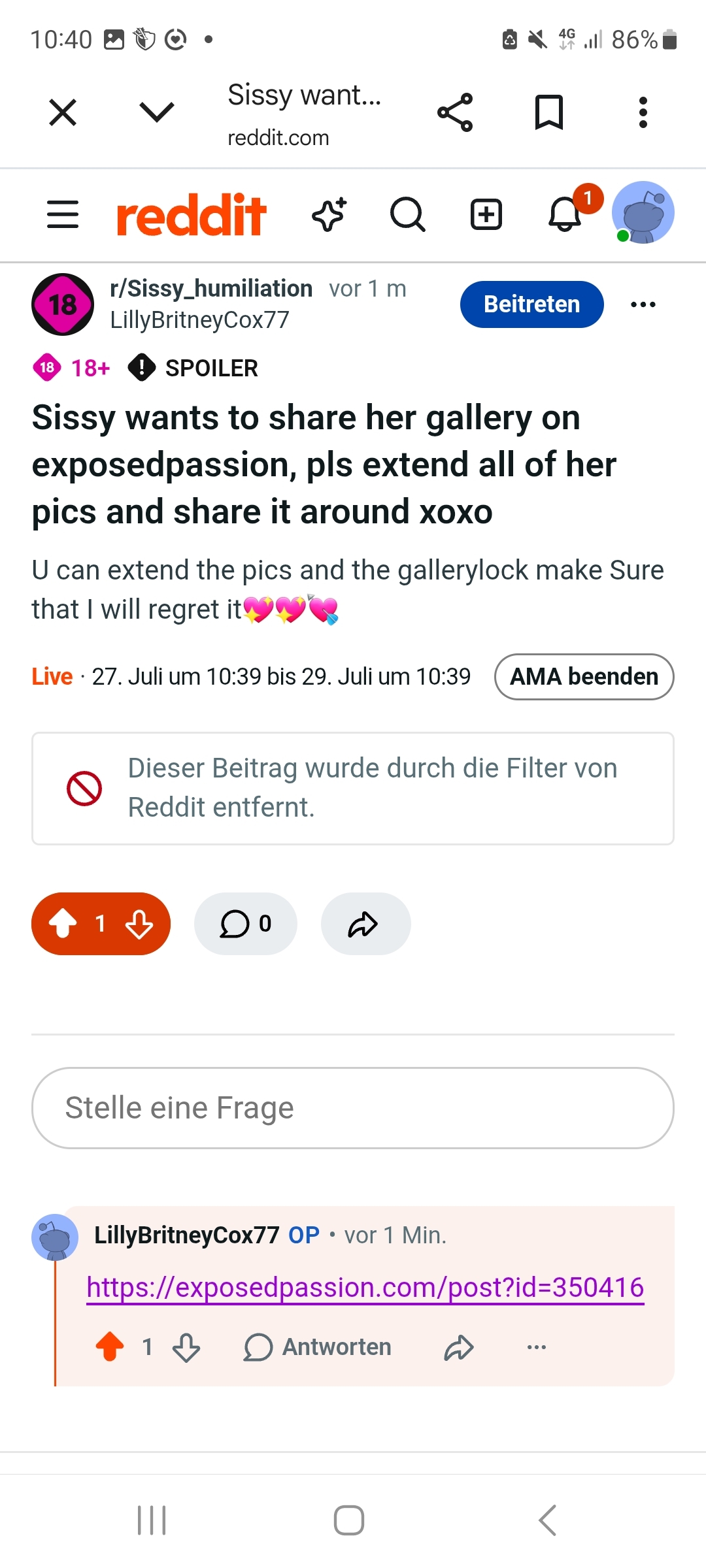 Help me to expose myself further pls