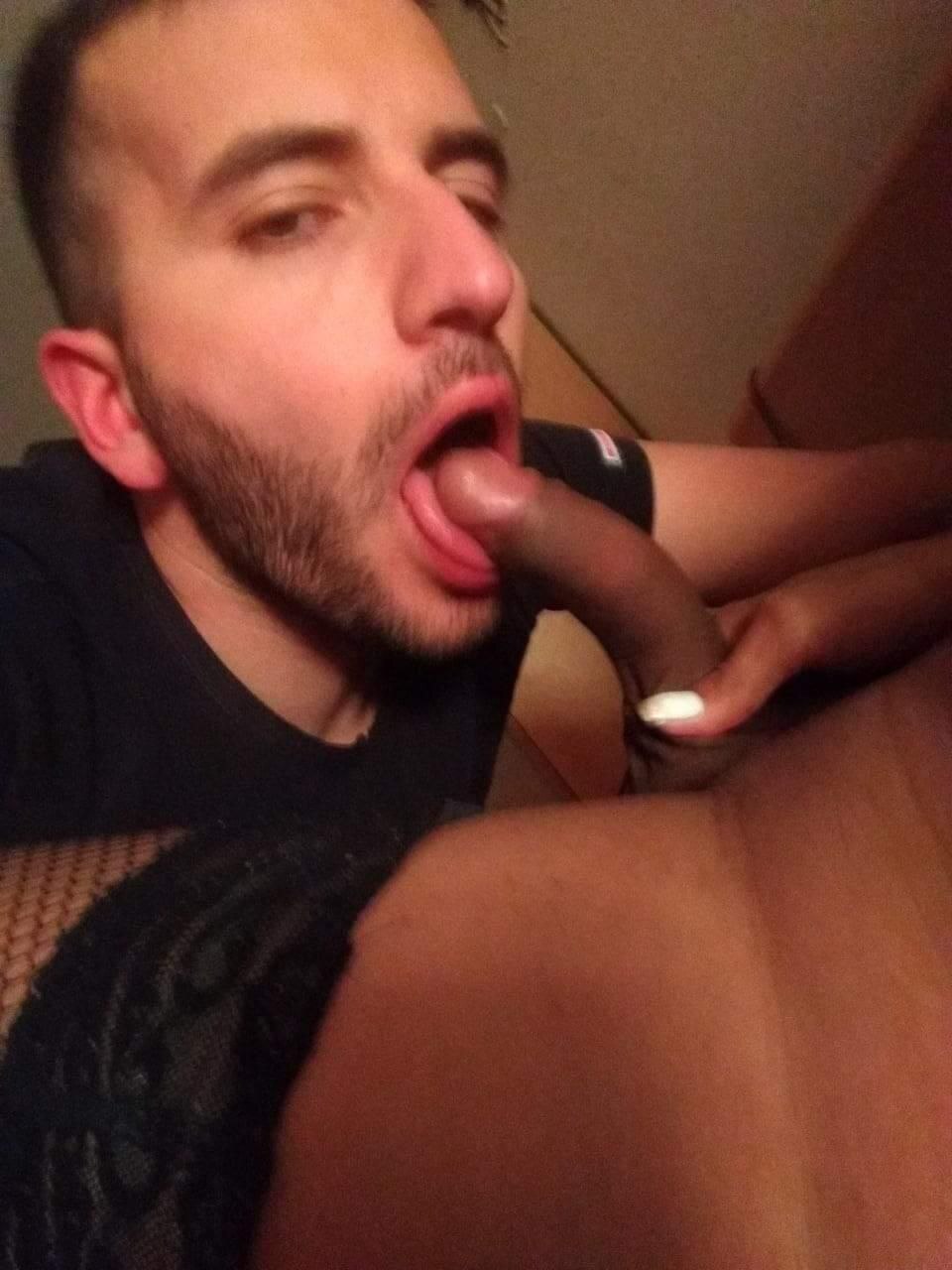 Exposed sissy cocksucker
