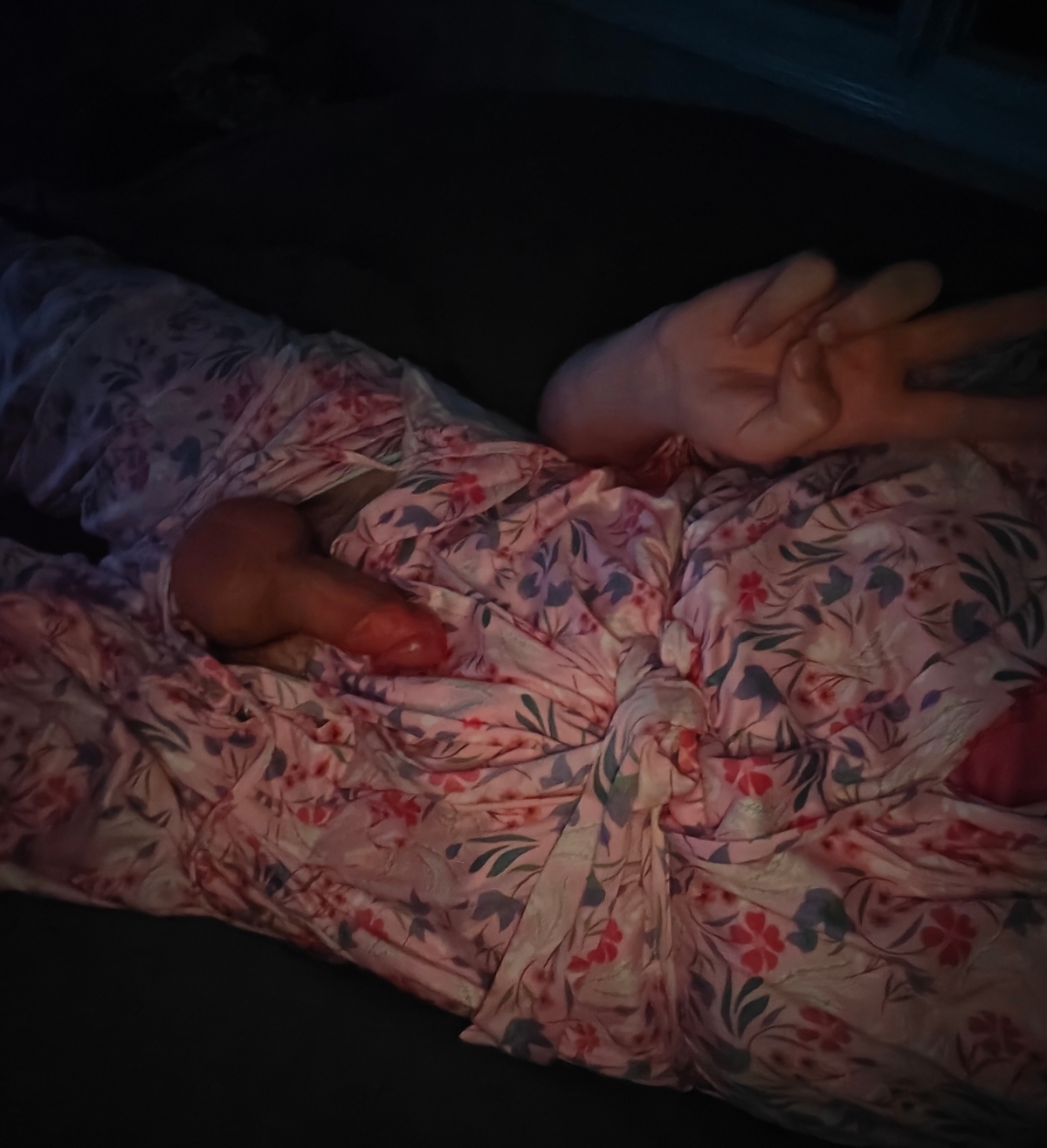 Faggot in a robe